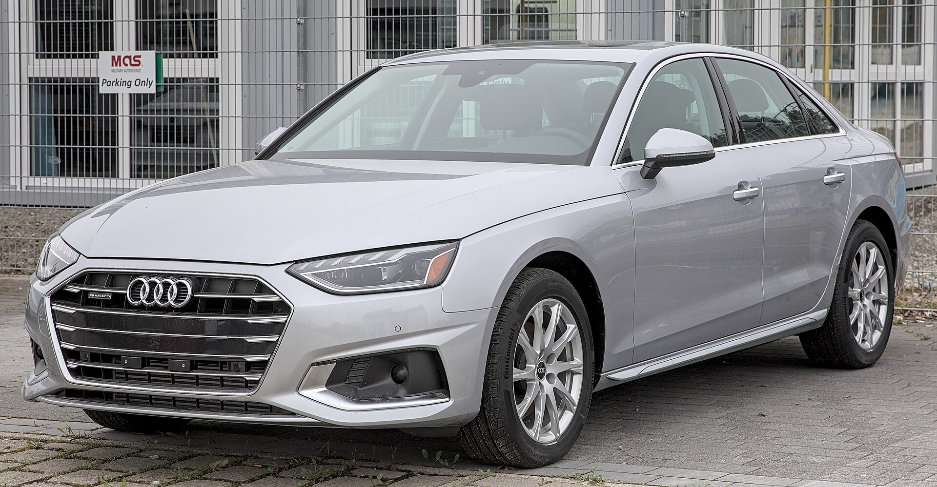 Audi A4 model-family reference image; exact generation and market require document confirmation