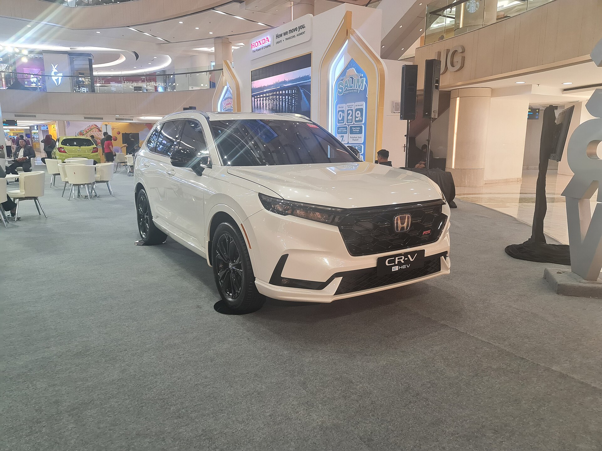 Official 2026 Honda CR-V SUV in a front three-quarter exterior view