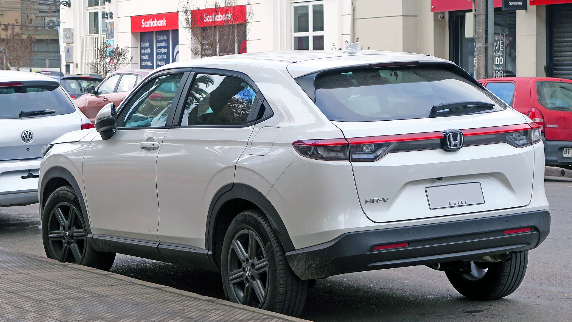 Honda HR-V compact crossover in an exterior front three-quarter view