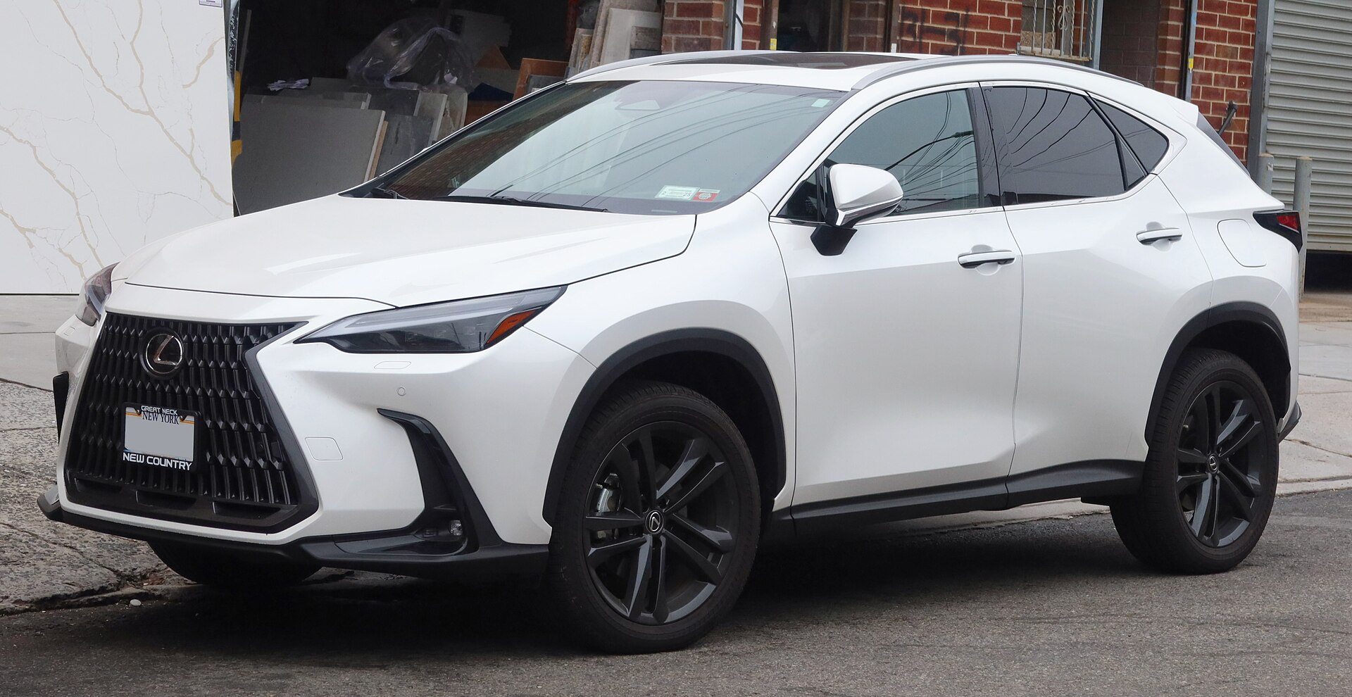 Lexus NX profile comparing turbo, hybrid and plug-in hybrid export requirements