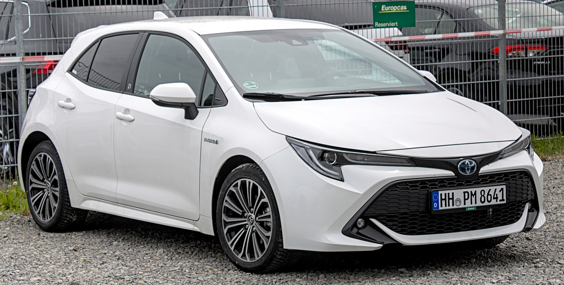 Toyota Corolla official exterior front three-quarter view for export research