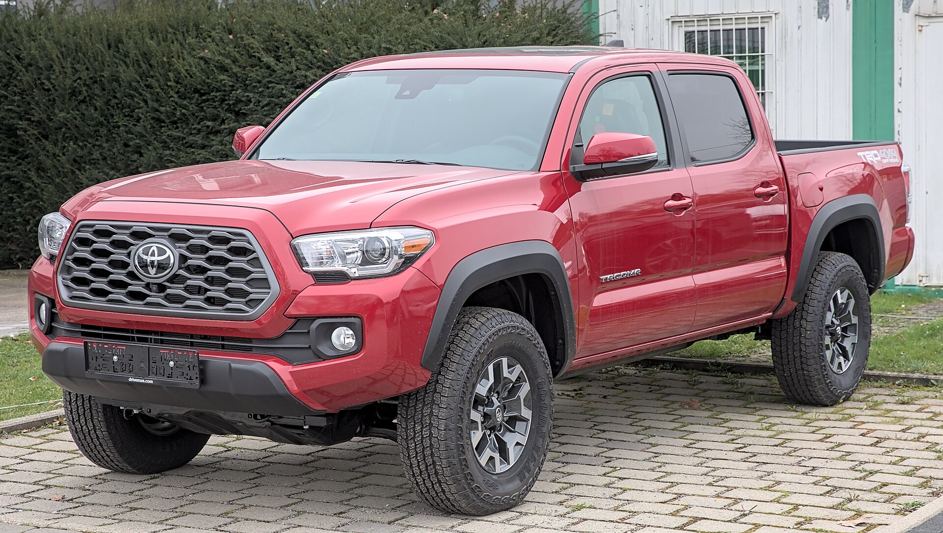 Toyota Tacoma 2026 official exterior front three-quarter view